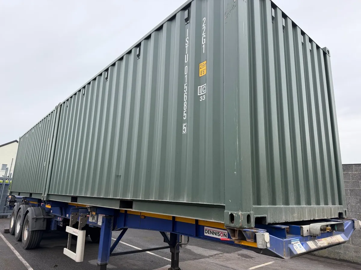 New 20ft container (One trip) - Dark Green - Image 3