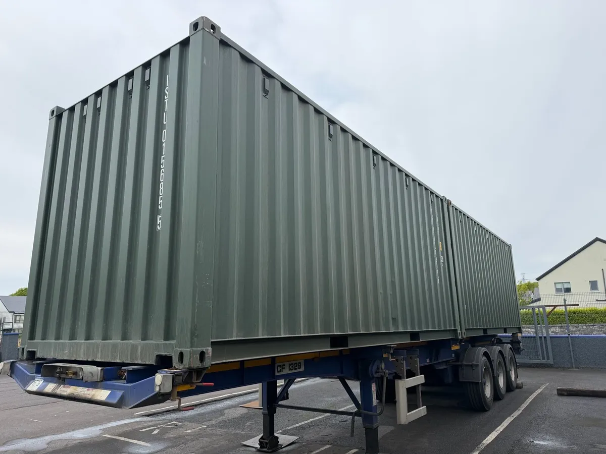 New 20ft container (One trip) - Dark Green - Image 4