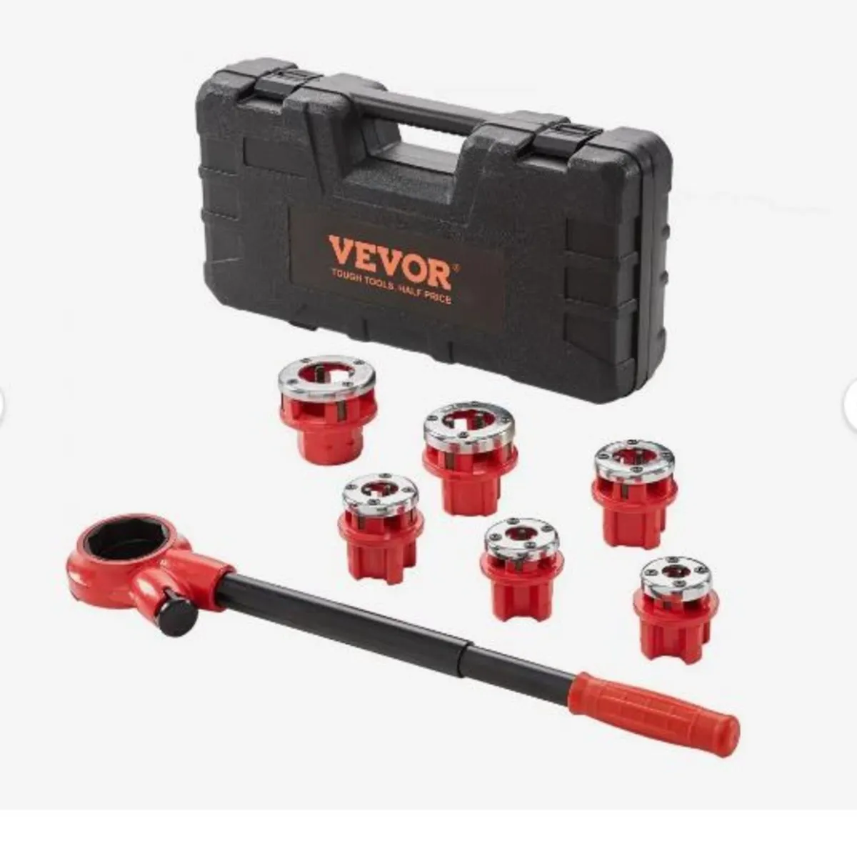 Ratchet Pipe Threader Kit, 6.4mm NPT - 32mm NPT - Image 1