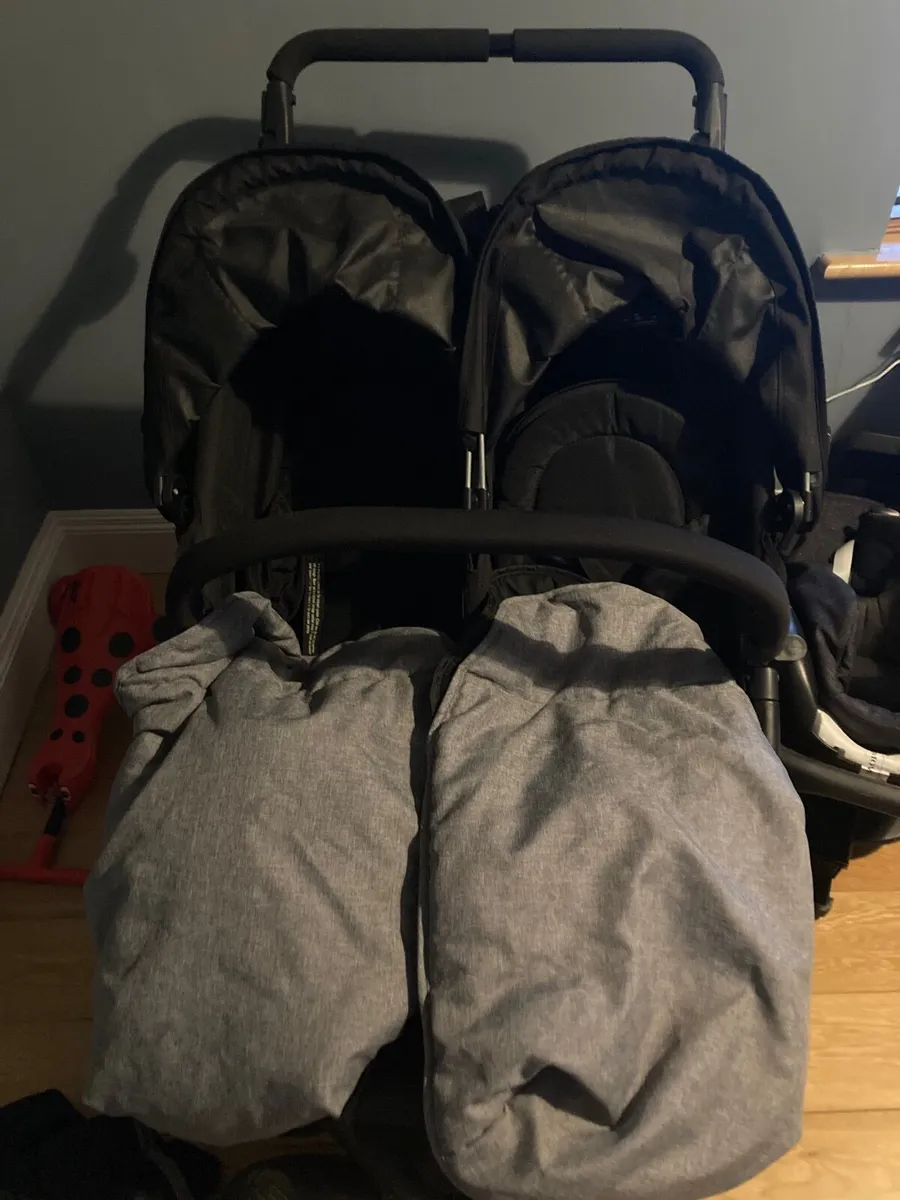 Out and about double buggy