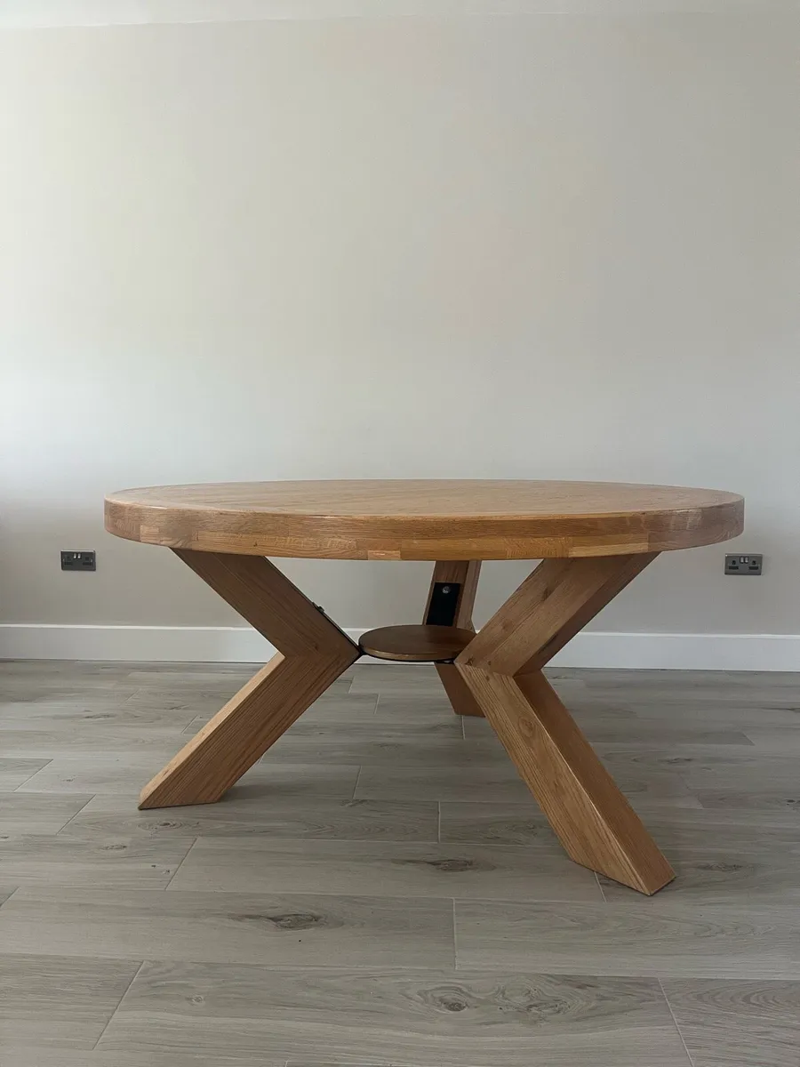 Oak Table and Chairs - Image 2