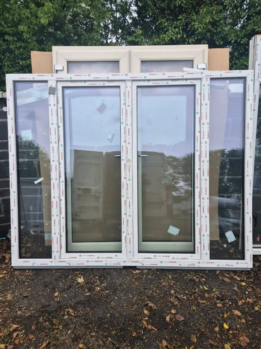 PVC FRENCH DOORS NEW