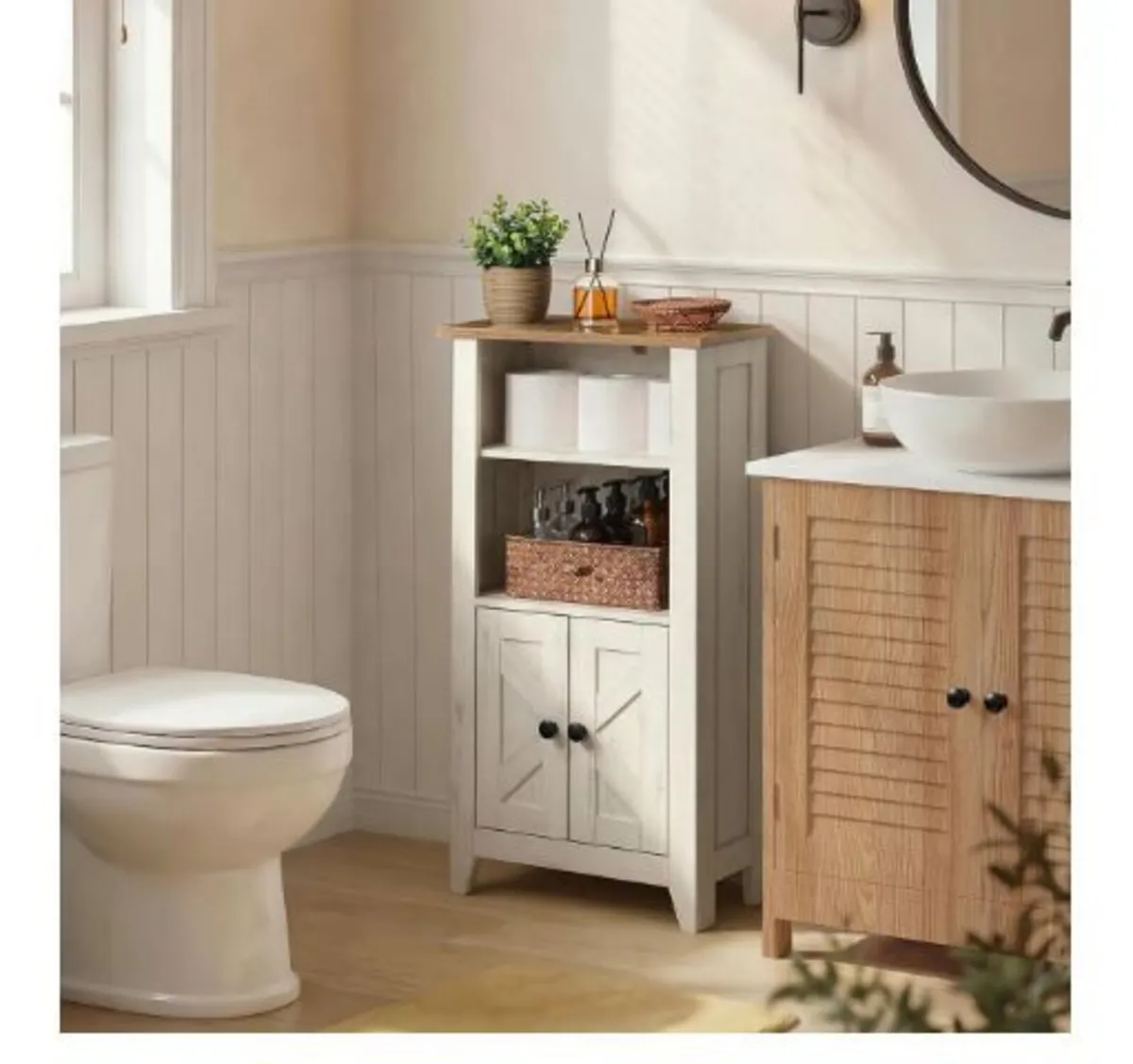 Country-style bathroom cabinet, wardrobe - Image 3