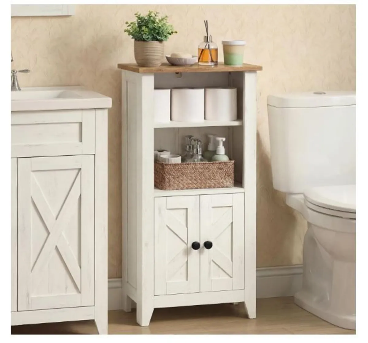 Country-style bathroom cabinet, wardrobe - Image 4