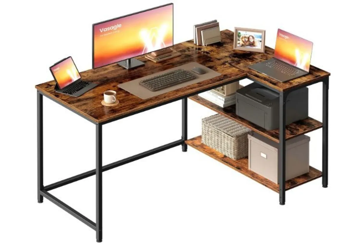 L Shape Corner Computer Desk - Image 2