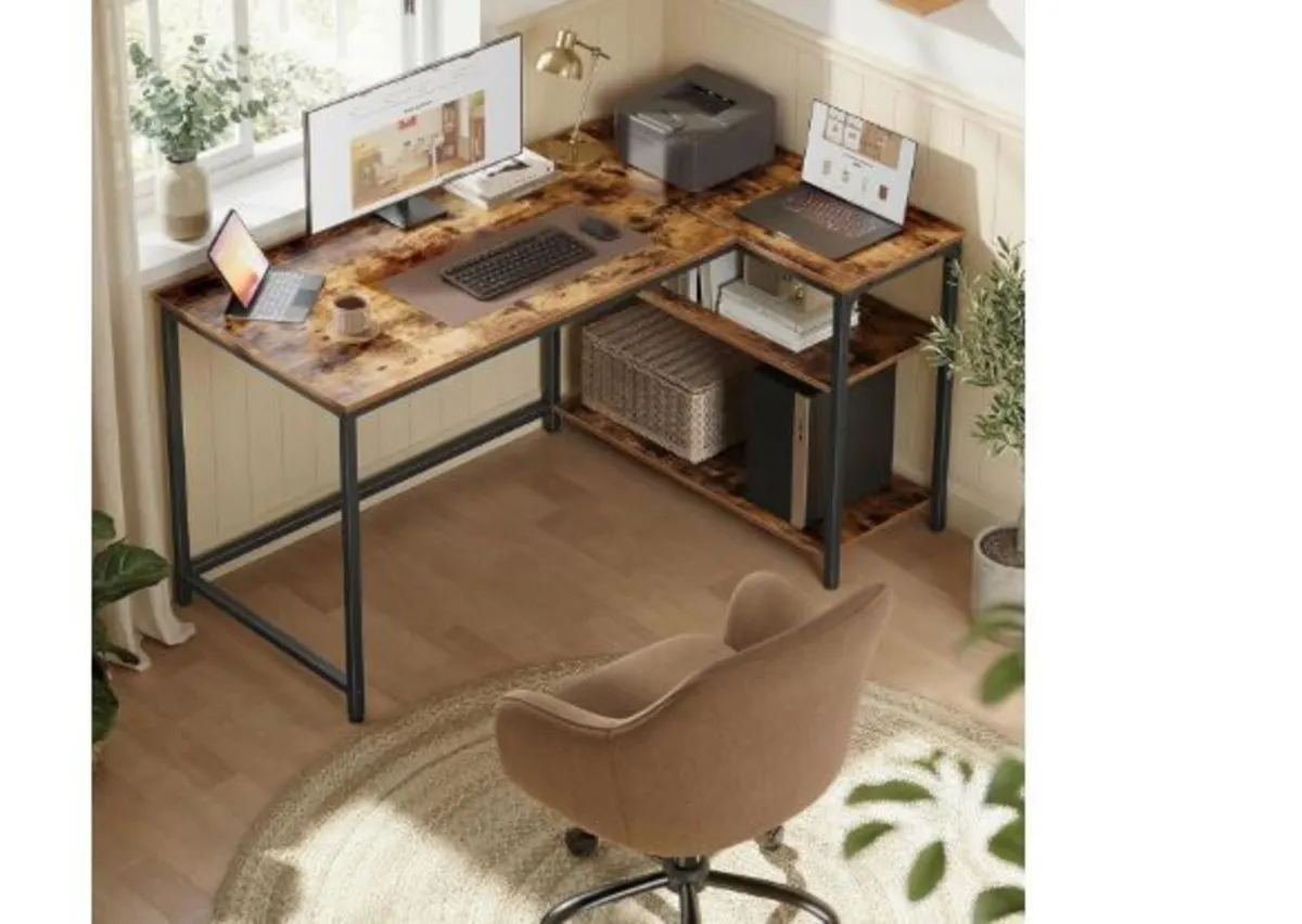 L Shape Corner Computer Desk - Image 1