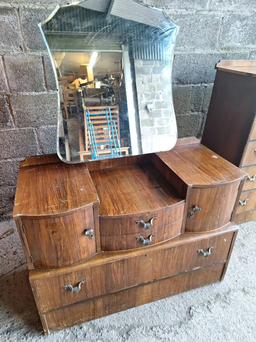 Vintage Art Deco Bedroom Set (DELIVERY) - Image 4