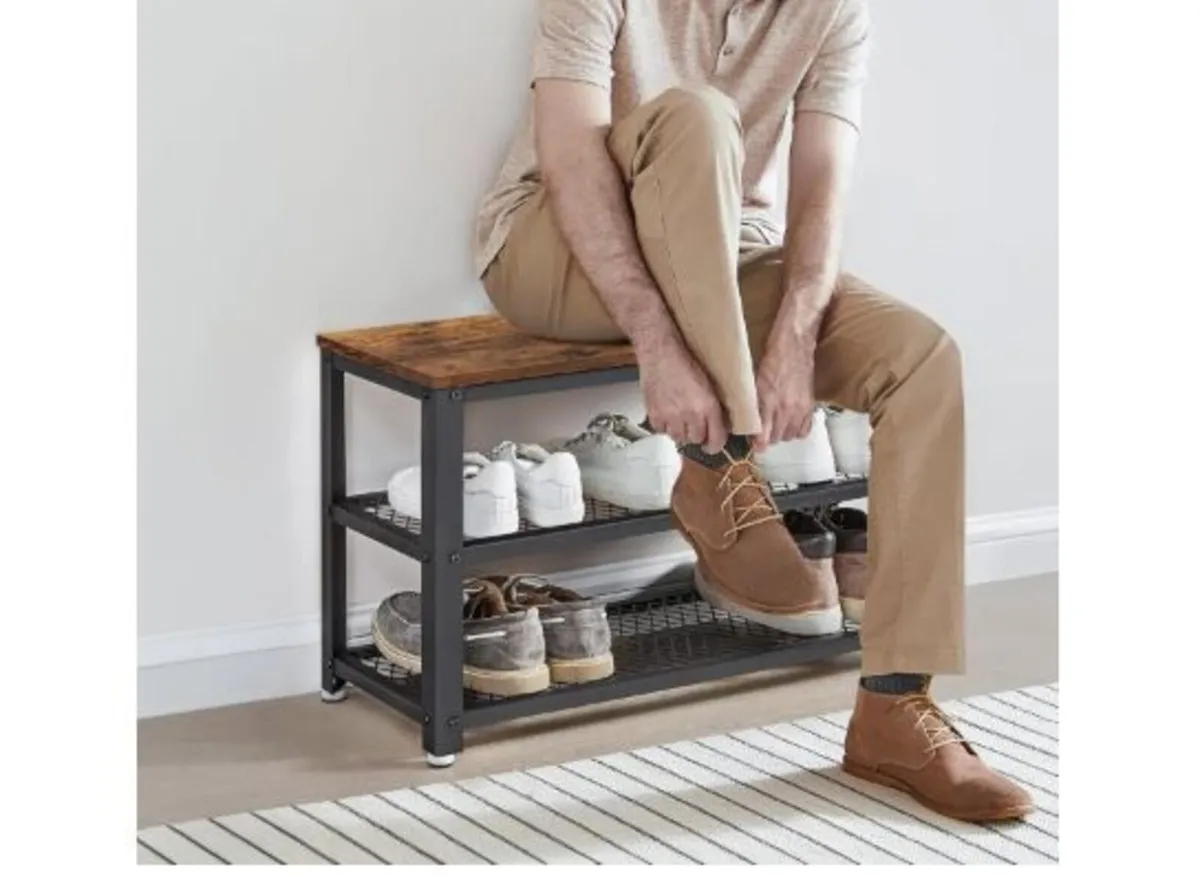 Shoe Bench Shoe Cabinet - Image 4
