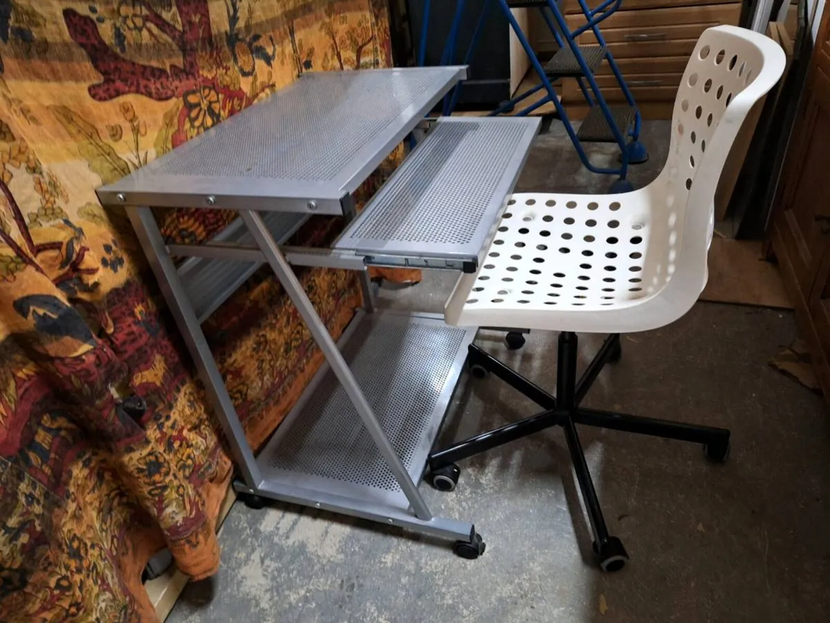 Compact Desk + Swivel Chair (DELIVERY) - Image 1