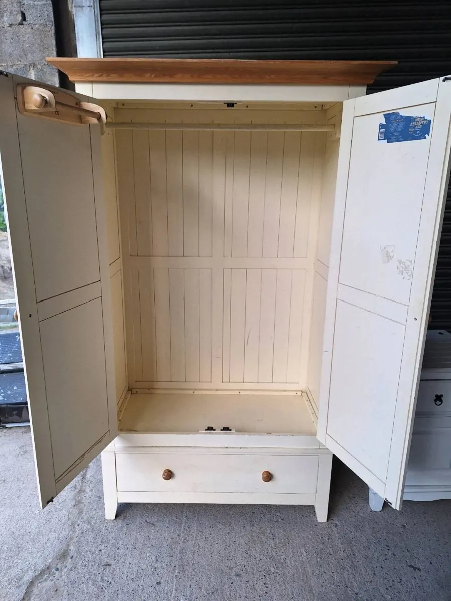 Wooden Farmhouse Wardrobe (DELIVERY) - Image 2