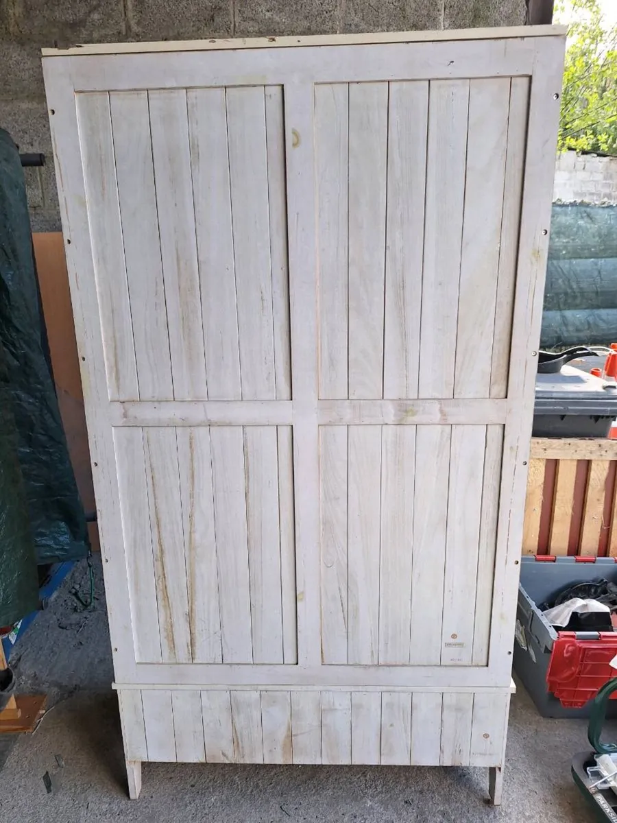 Wooden Farmhouse Wardrobe (DELIVERY) - Image 3