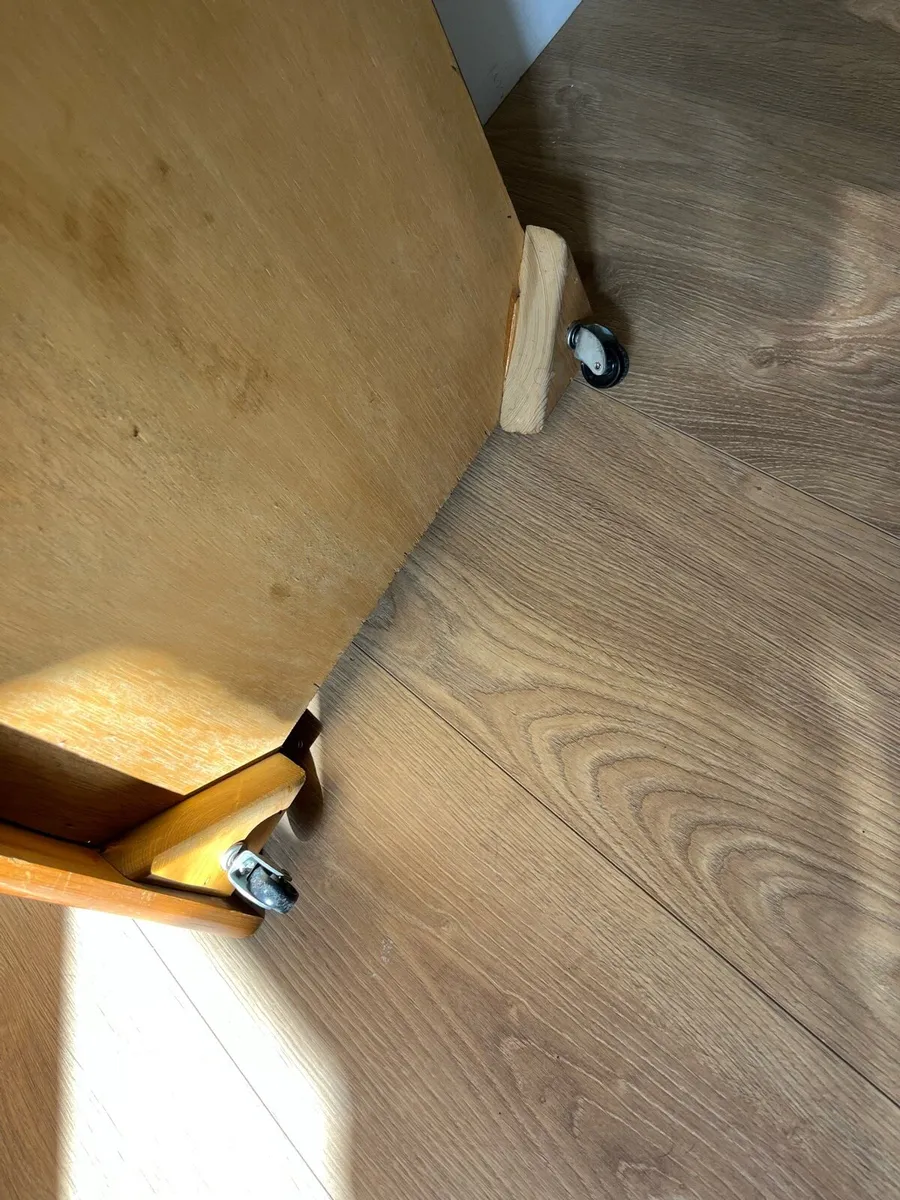 Large storage drawer on wheels for under bed - Image 3