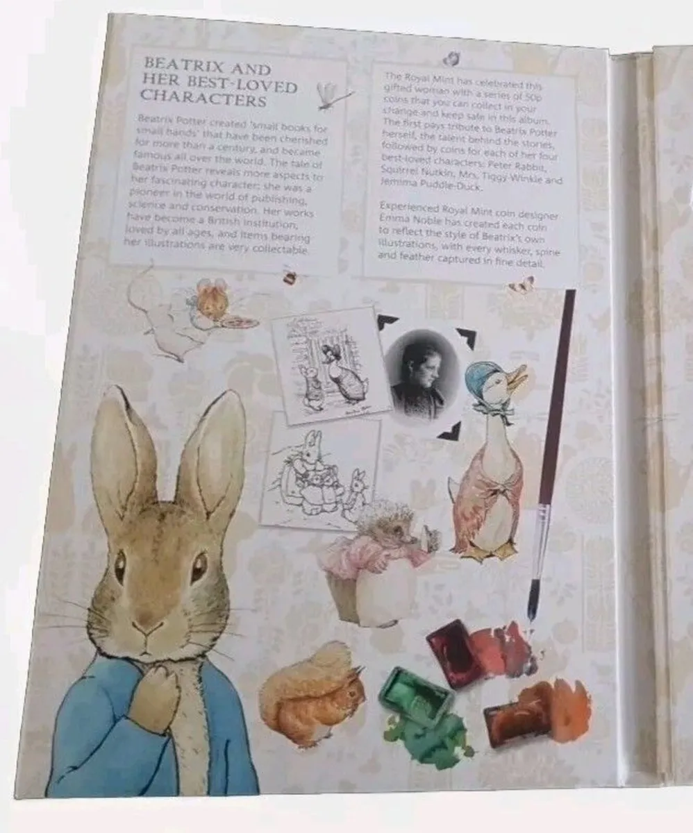 Beatrix Potter collectors album, Free Post - Image 2