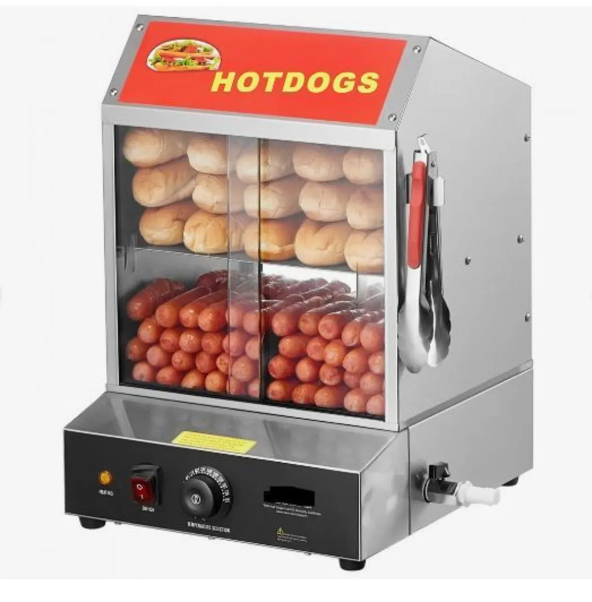 Hot Dog Steamer, 27L - Image 1