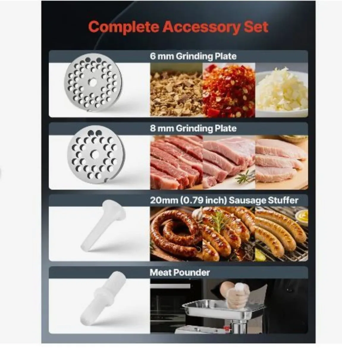 Commercial Electric Meat Grinder - Image 2