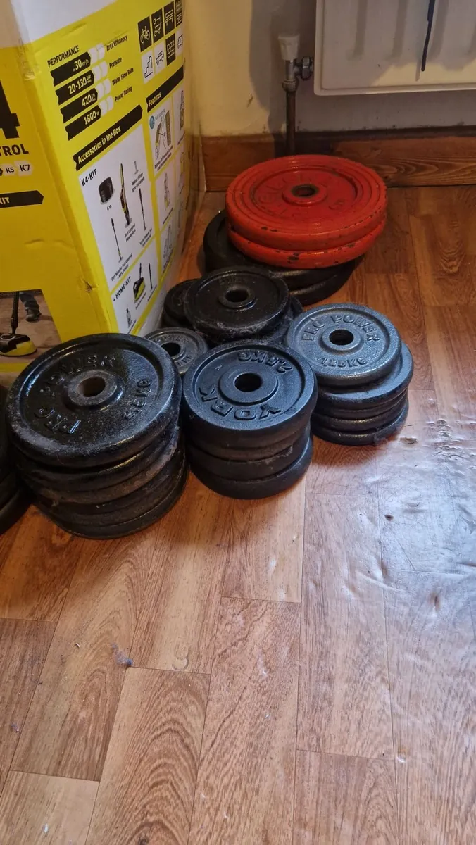 Home Gym – 222KG Plates, Bench, Bars & Stands - Image 3