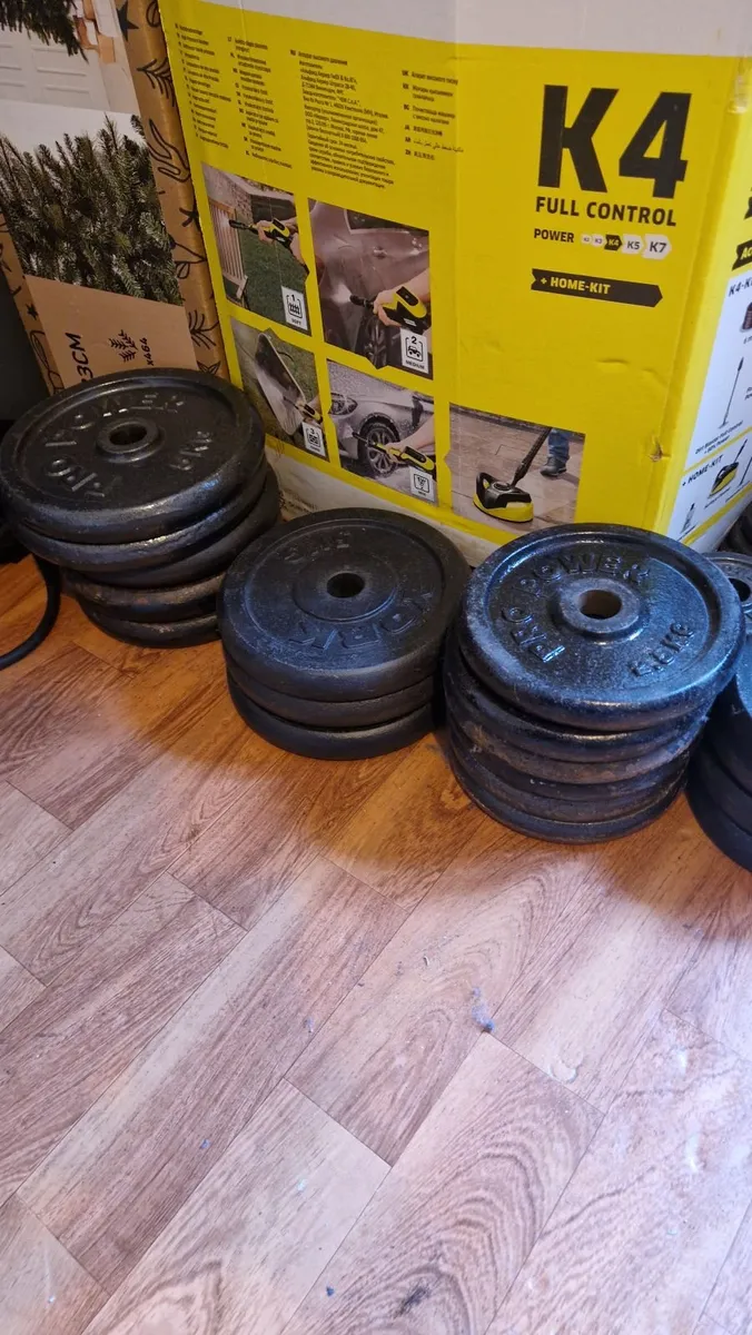 Home Gym – 222KG Plates, Bench, Bars & Stands - Image 4
