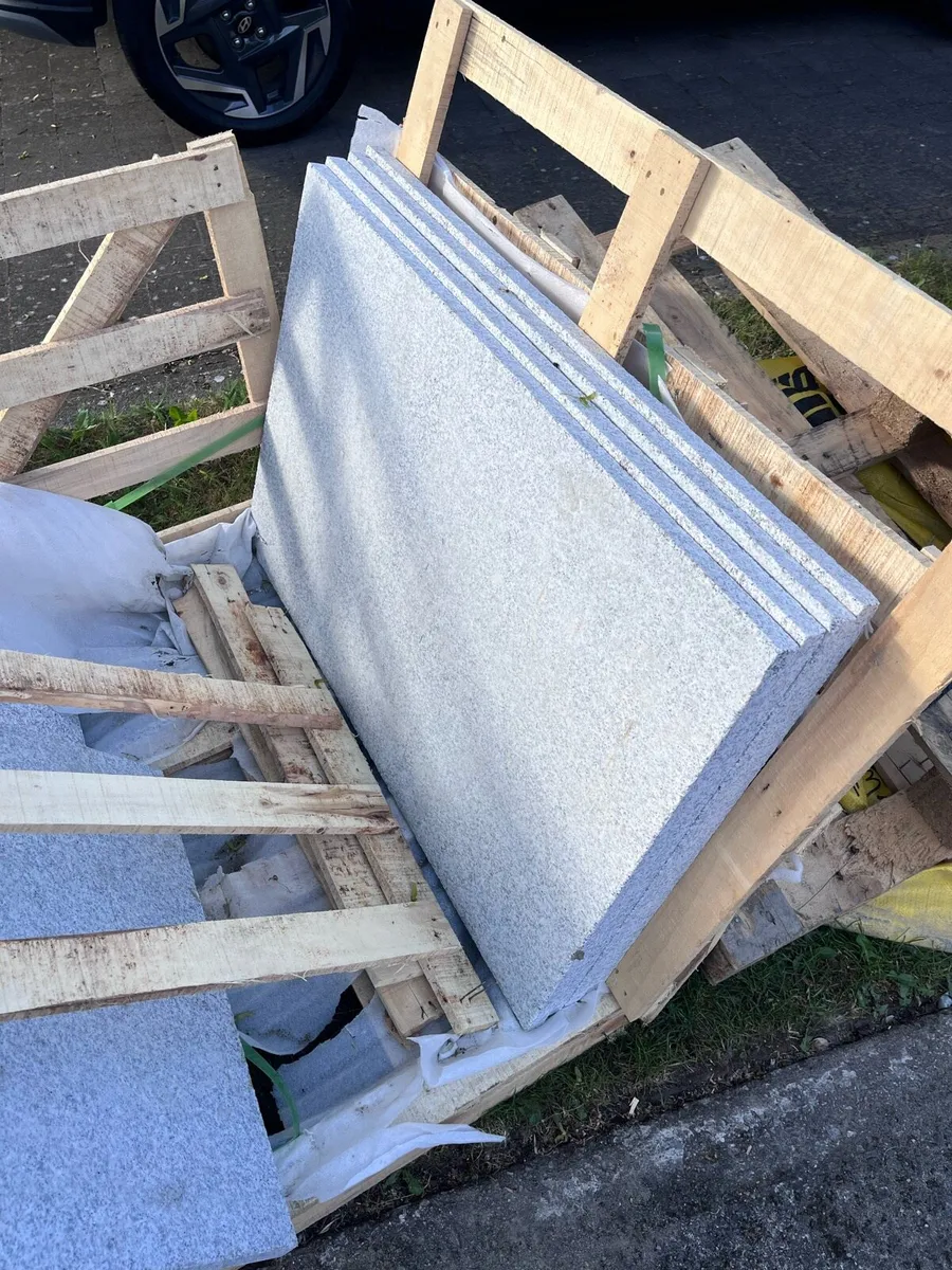 Granite patio tiles