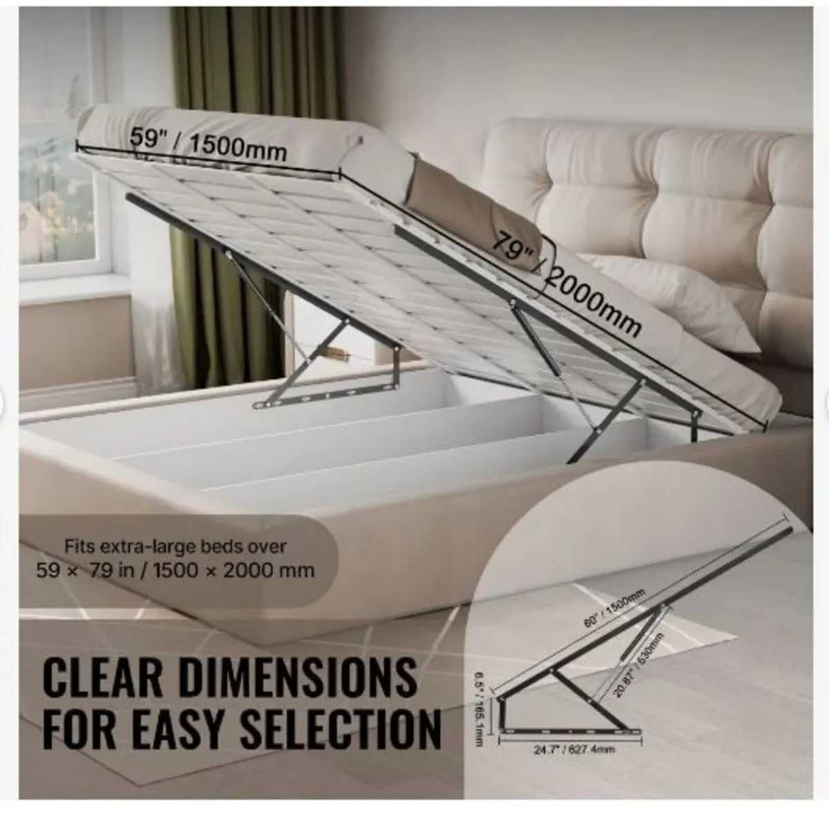 Bed Lift 149.9 cm x 200.7 cm - Image 4