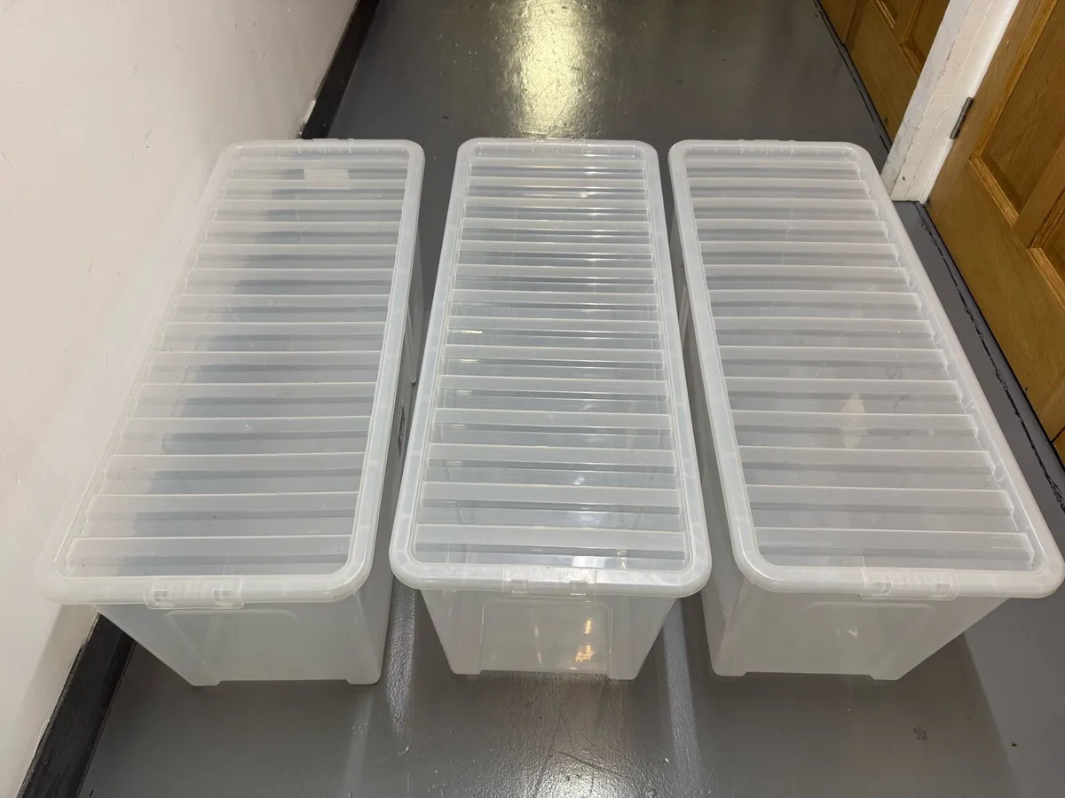 Wham 133 ltr Crystal Box & Lid x 3 - Image 2