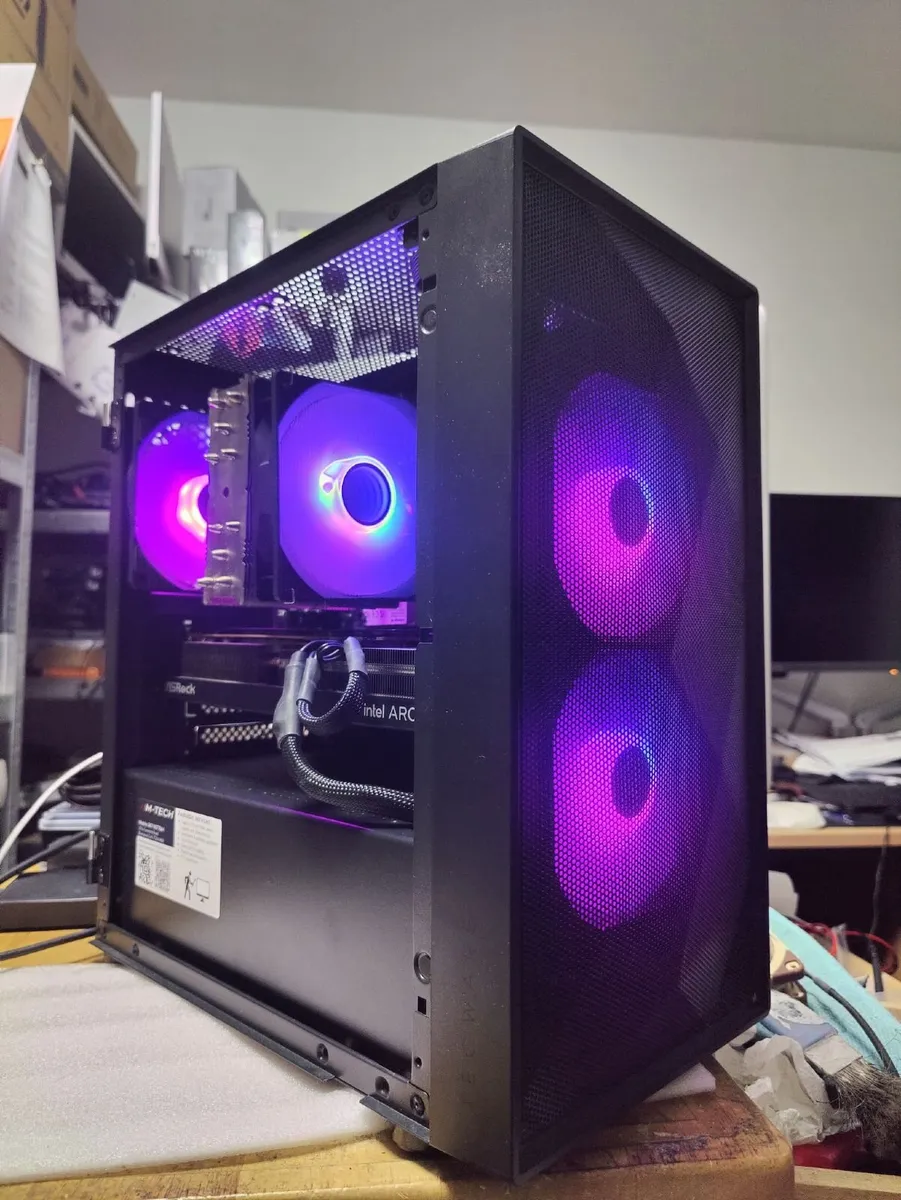 Custom Gaming PC Intel i5 12400F/32GB RAM/ARC A750 - Image 1