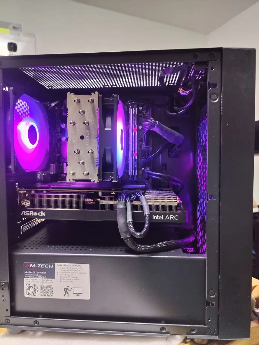 Custom Gaming PC Intel i5 12400F/32GB RAM/ARC A750 - Image 2