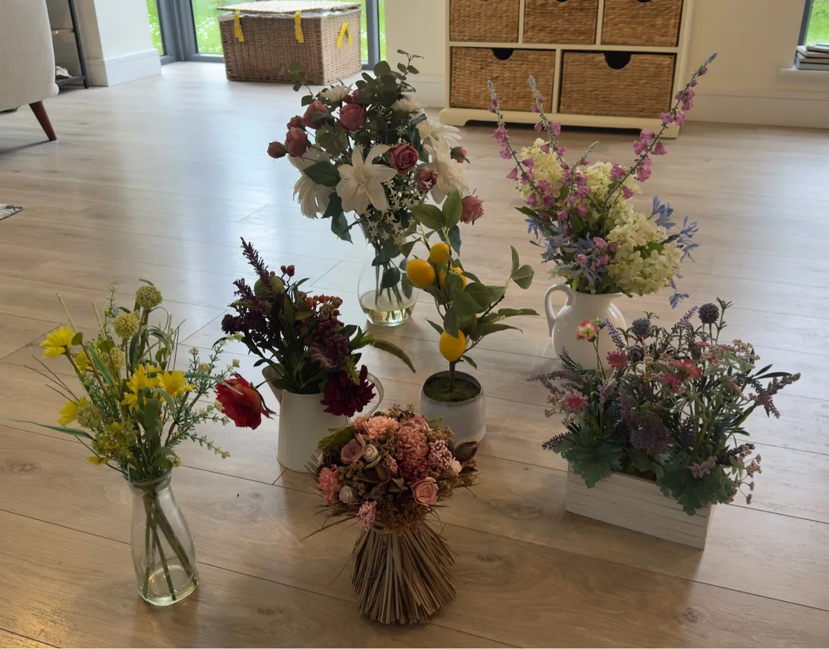 Selection of Faux Flower & Artificial Plants - Image 1