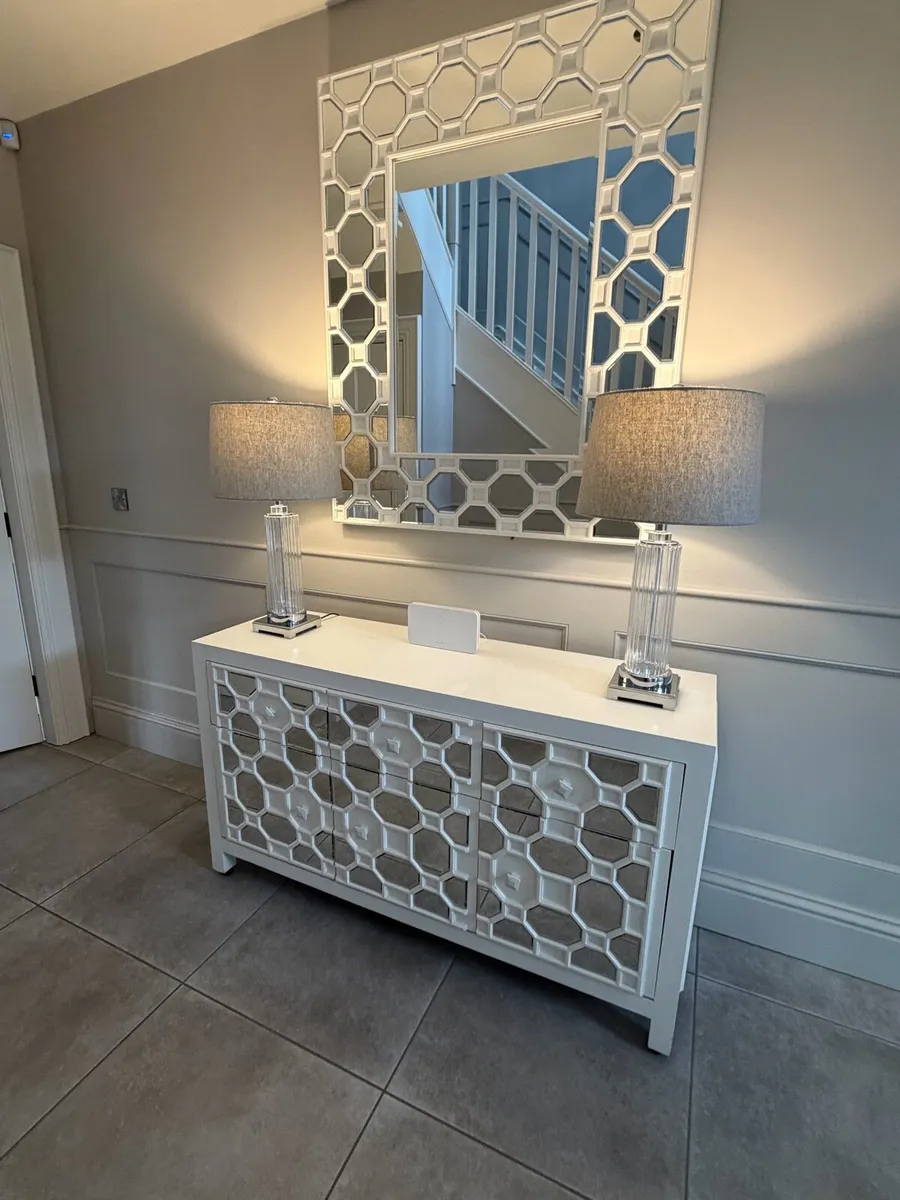 Side board & mirro - Image 1