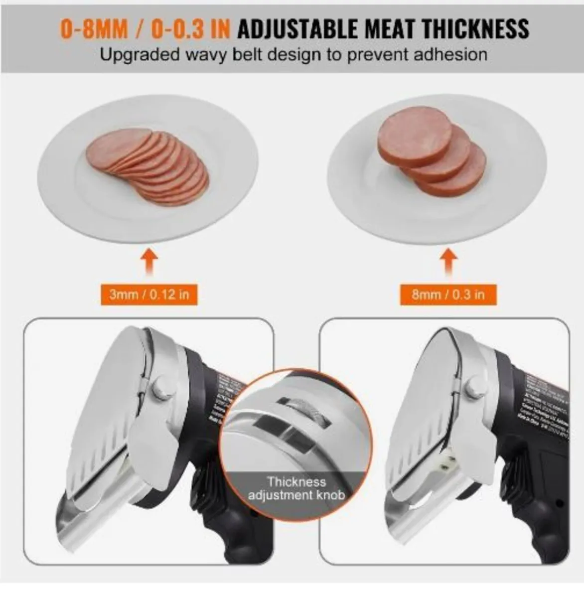 Electric Shawarma Knife, 80W Professional - Image 4