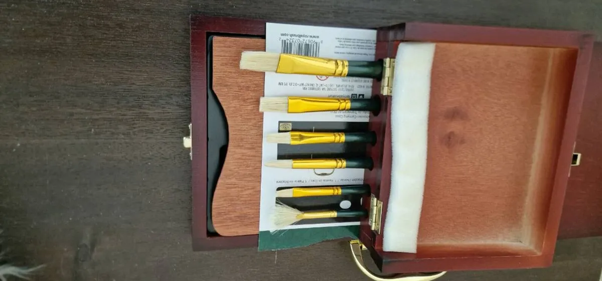 Portable oil artists paintbox and easel - Image 2