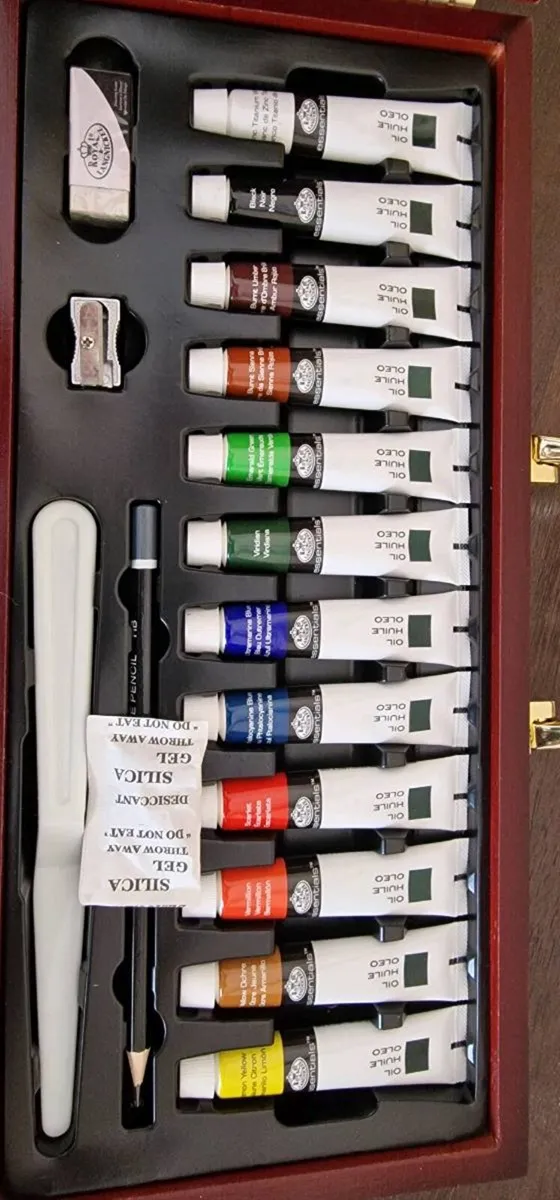 Portable oil artists paintbox and easel - Image 4