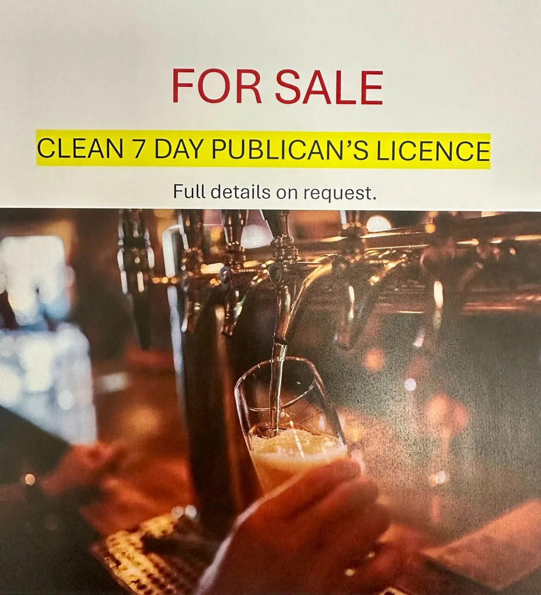 Publican 7 Day License - Pub License