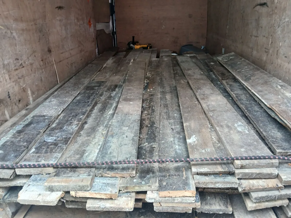 antique pine floor boards - Image 3