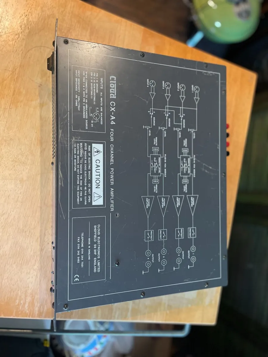 Cloud CX-A4 Four Channel Power Amplifier - Image 2