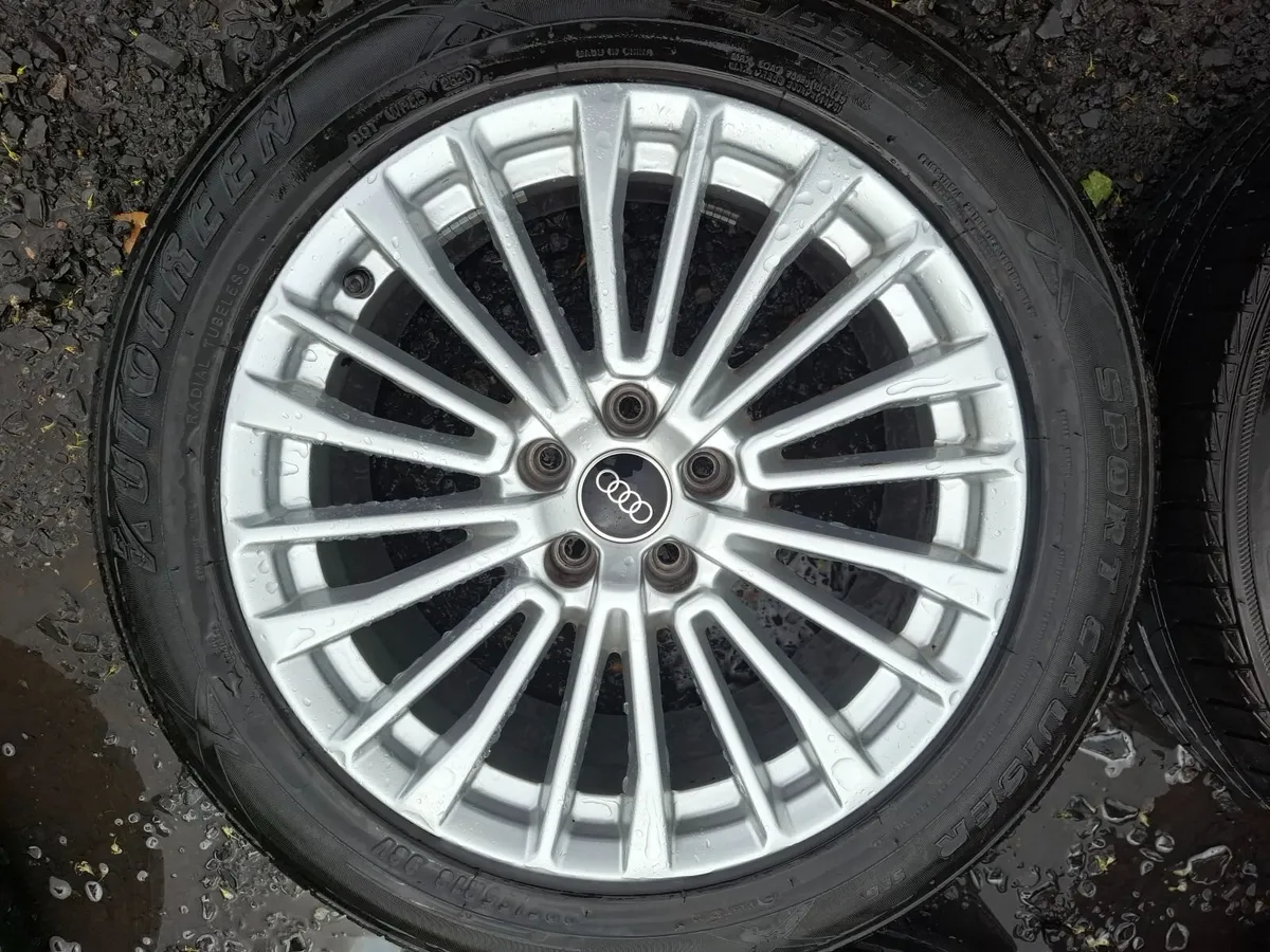 18" Genuine Audi A6 S Line Alloys with tyres - Image 1