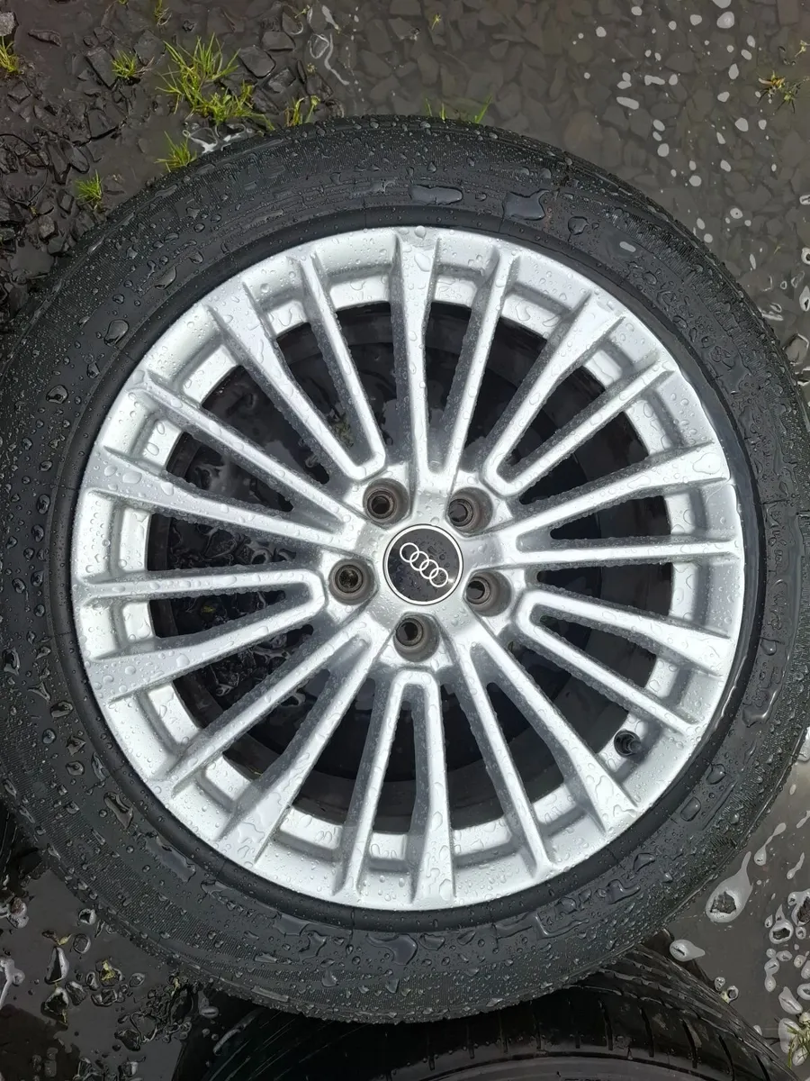 18" Genuine Audi A6 S Line Alloys with tyres - Image 3
