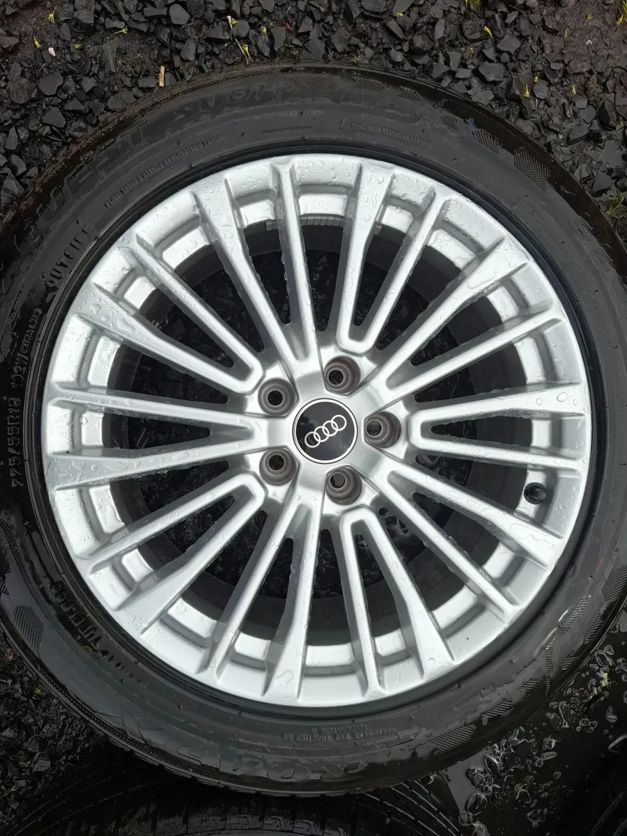 18" Genuine Audi A6 S Line Alloys with tyres - Image 2