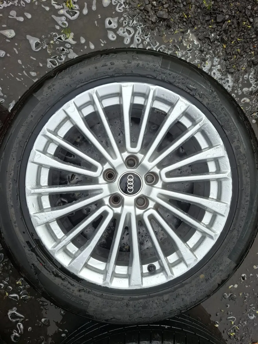 18" Genuine Audi A6 S Line Alloys with tyres - Image 4