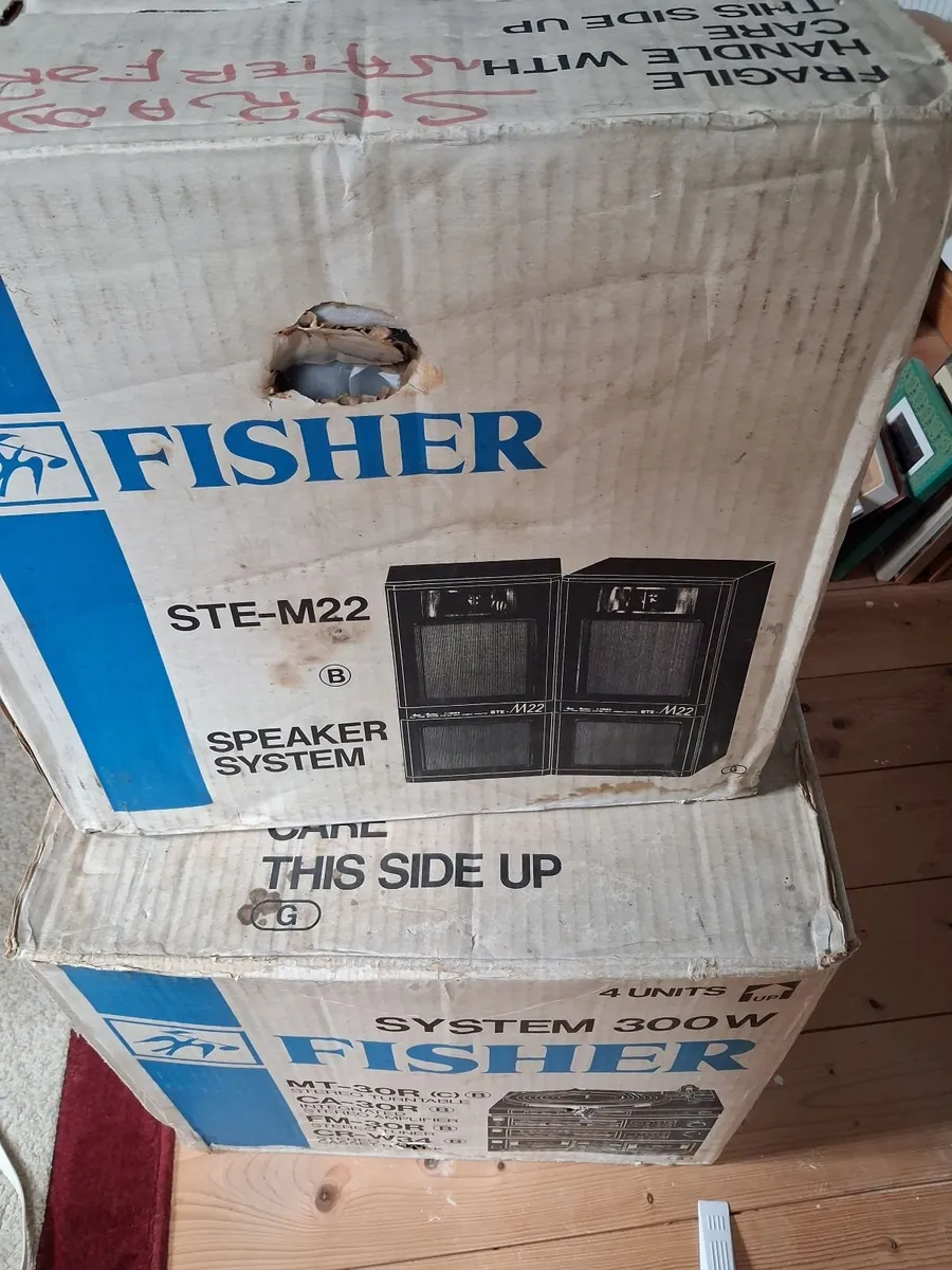 Fisher sanyo stereo x2 units vintage - Image 3