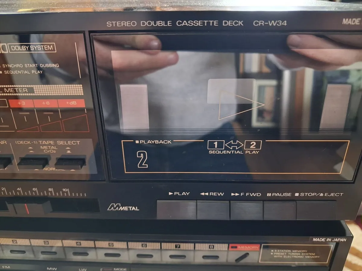 Fisher sanyo stereo x2 units vintage - Image 2