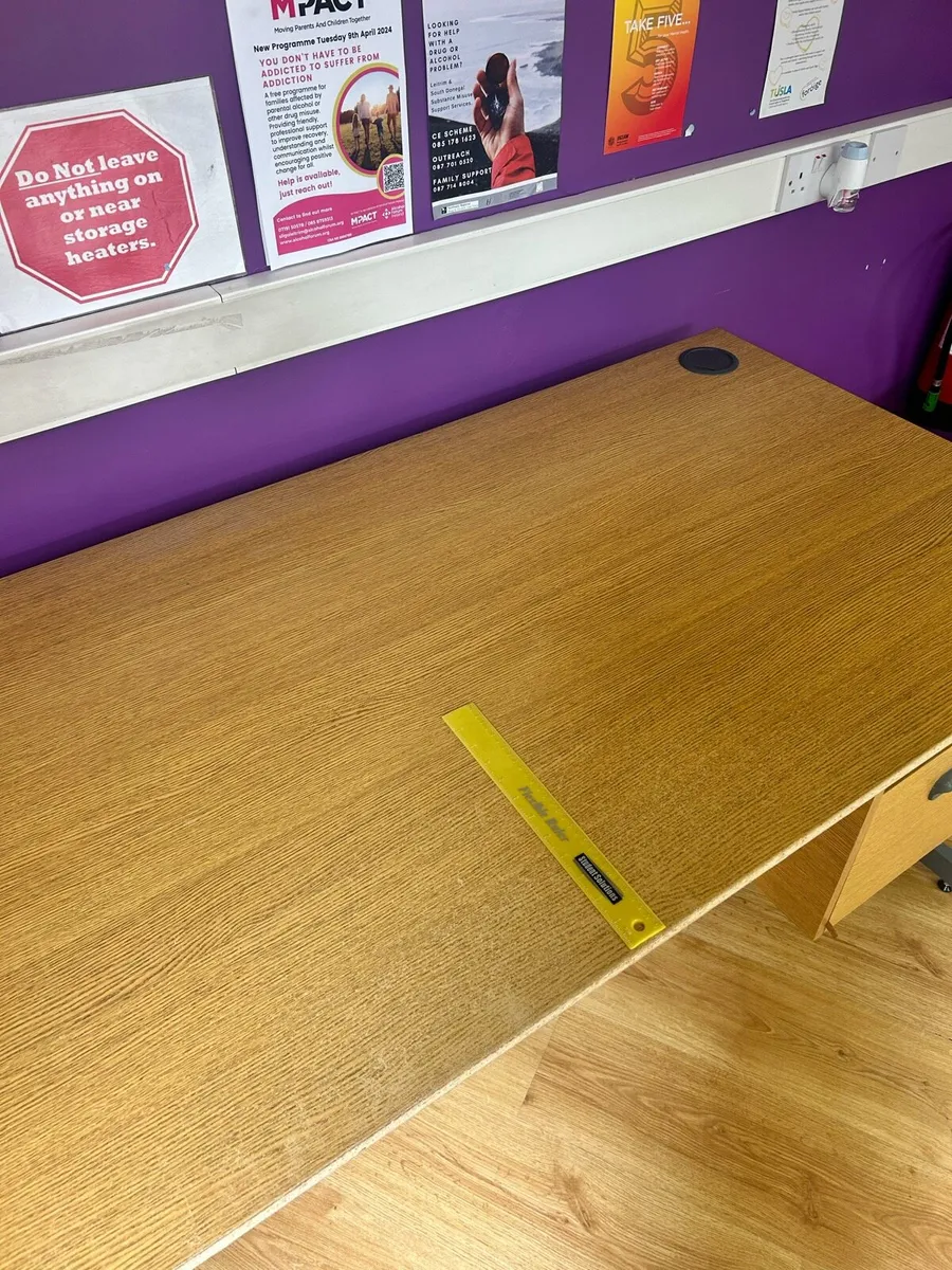 Office desk with drawers - Image 4