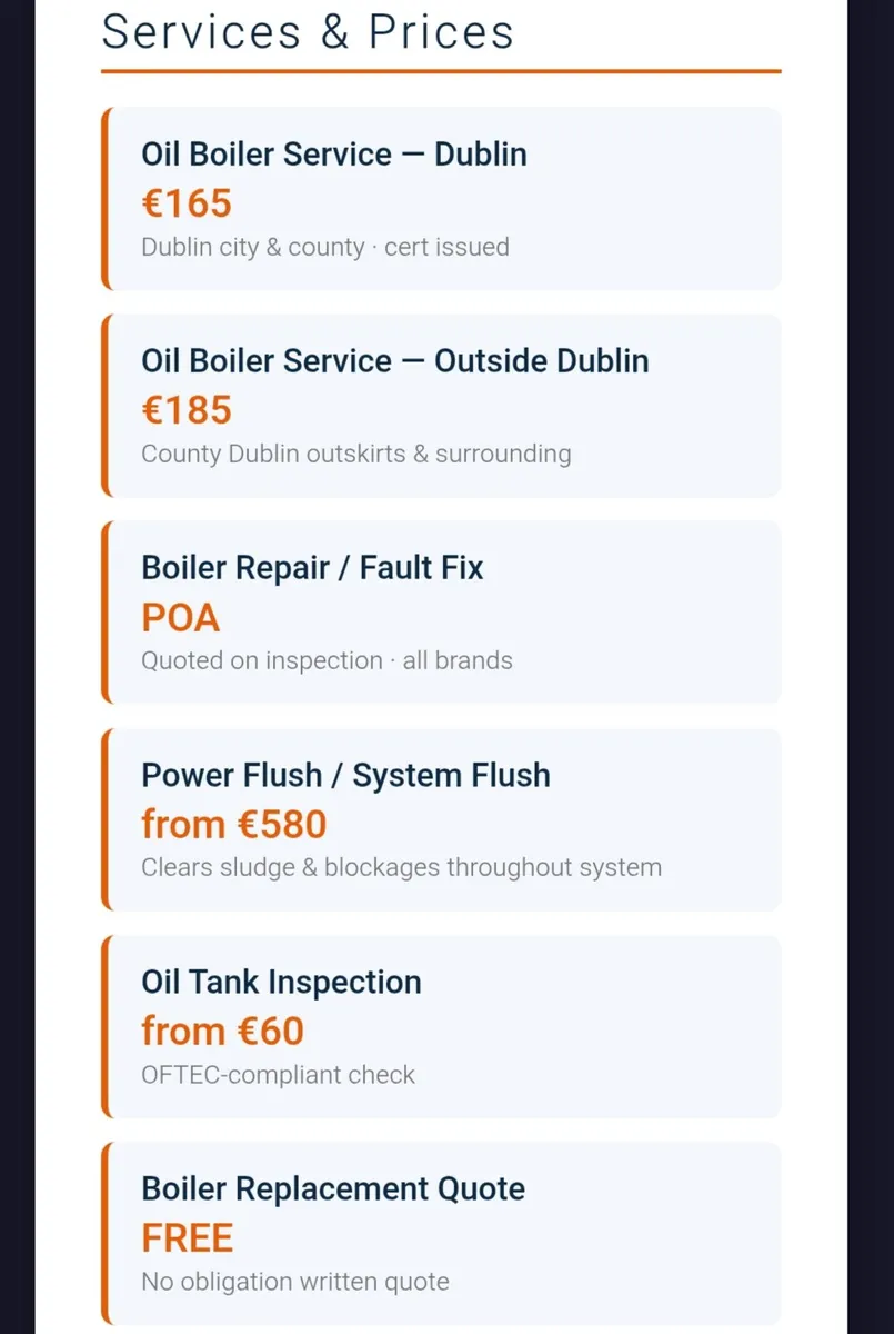 Oil boiler Service, Repair & Replacement - Image 3