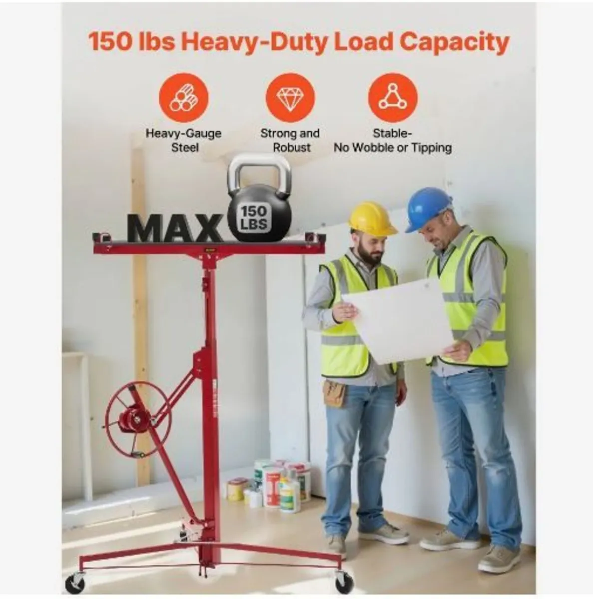 3353mm Drywall Lift, Heavy-Duty 68 kg - Image 2