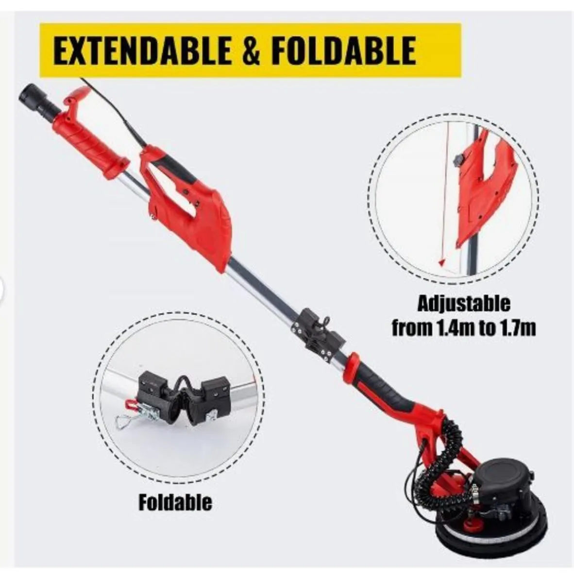 Drywall Sander 750W, Electric Drywall Sander, - Image 4
