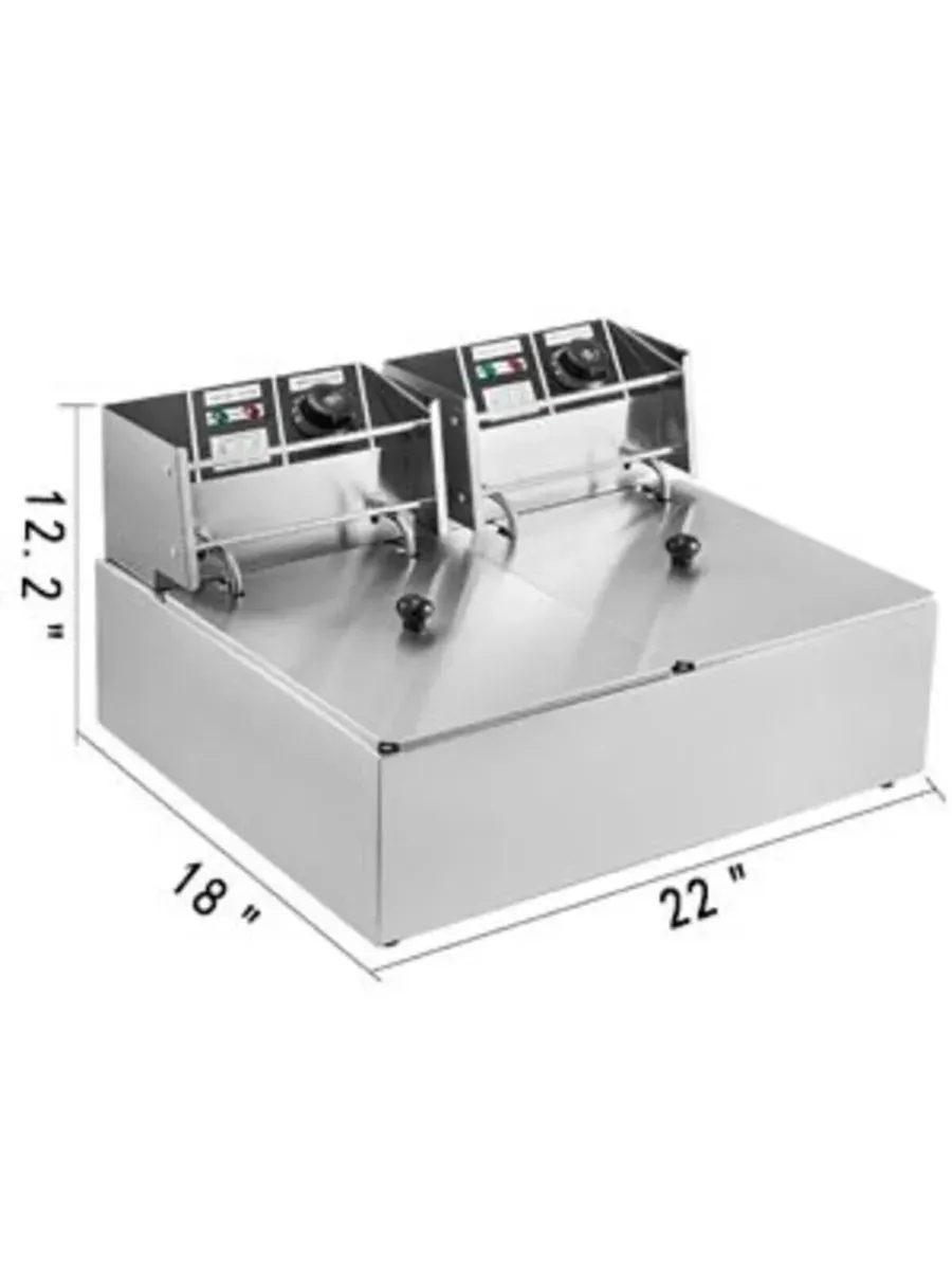 Electric Deep Fryer 12L Commercial Fast Heat - Image 1