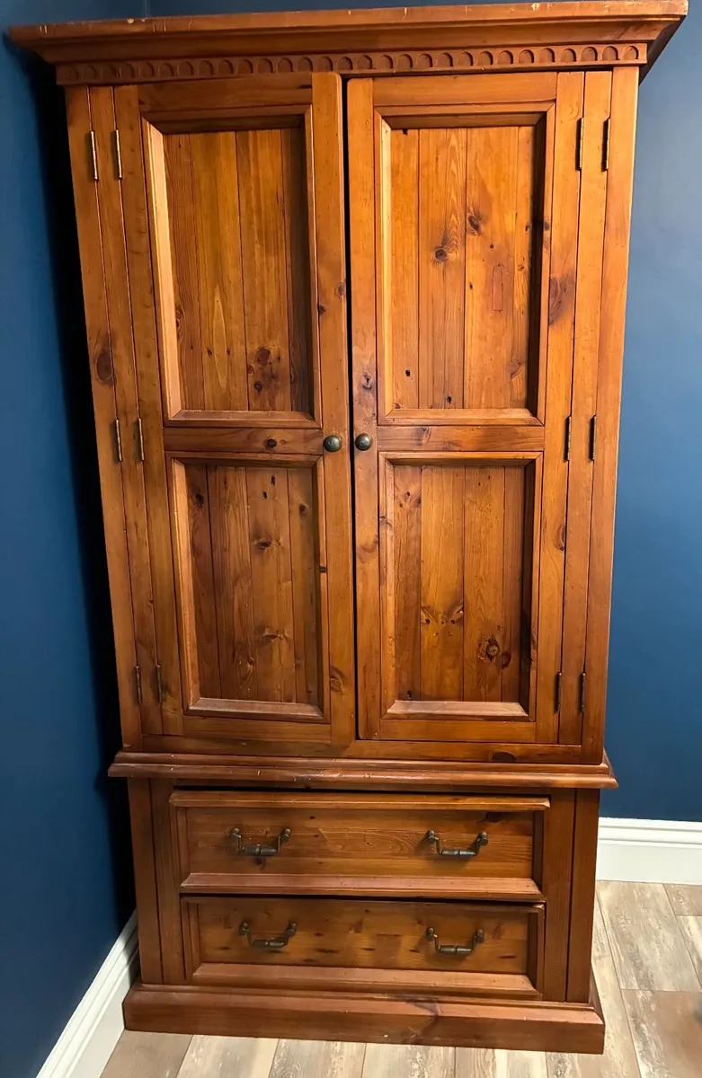 Timber Wardrobe and Locker - Image 1