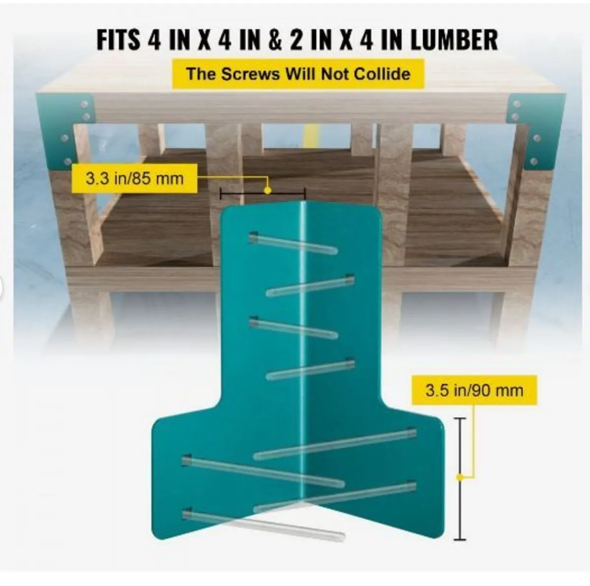 Workbench Corner Brackets, 5mm Thick Steel - Image 4