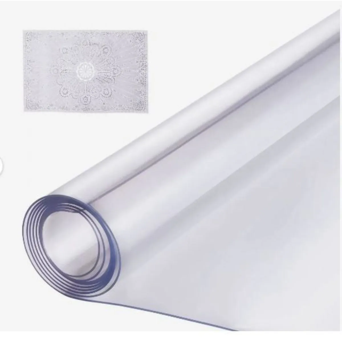 Plastic Table Cover, 24 x 96 Inch 1.5 mm - Image 1