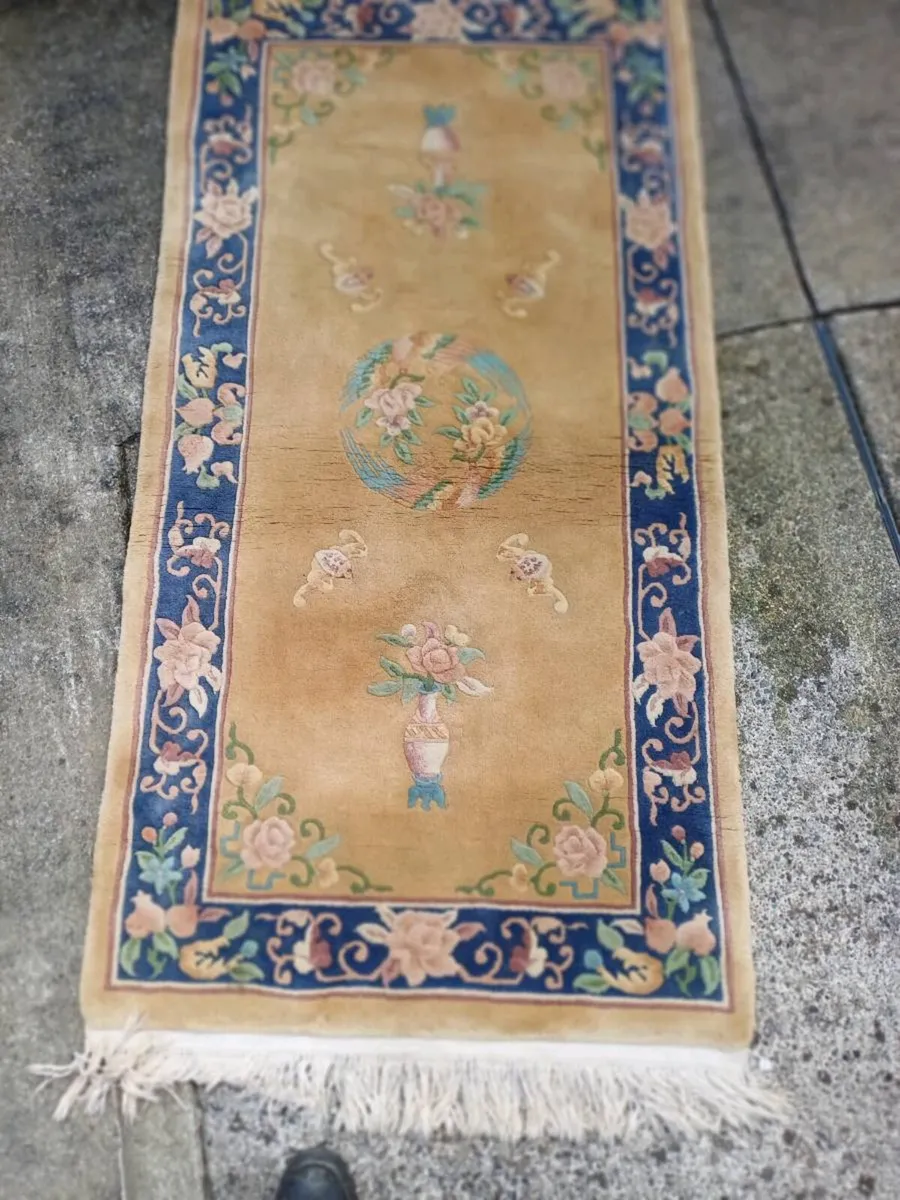 1970s Chinese 100% Wool Rugs - Image 2