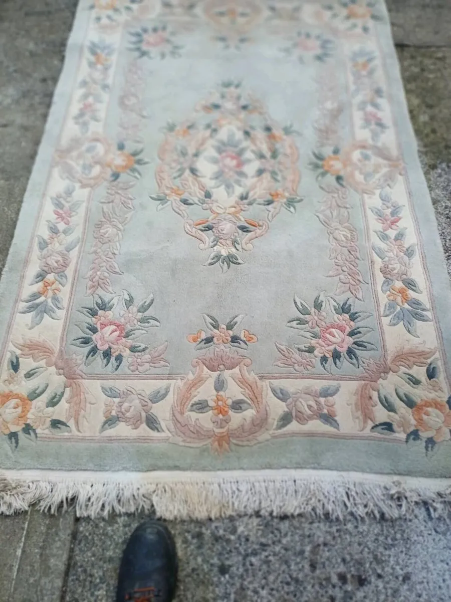 1970s Chinese 100% Wool Rugs - Image 4